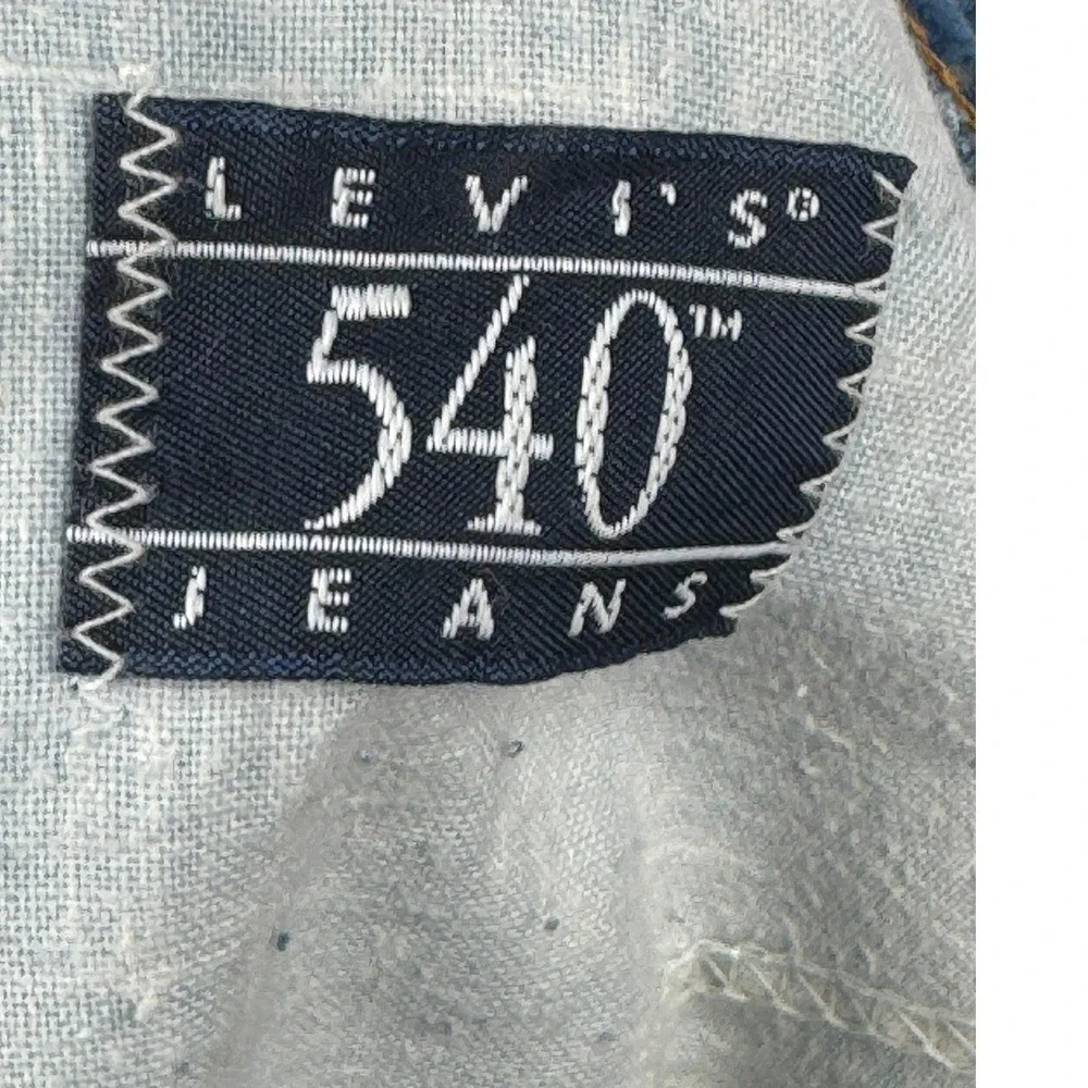 VTG 90's Levi's 540 Relaxed Fit 100% Cotton Brown Tab Men's Denim‎ Jeans 46x30